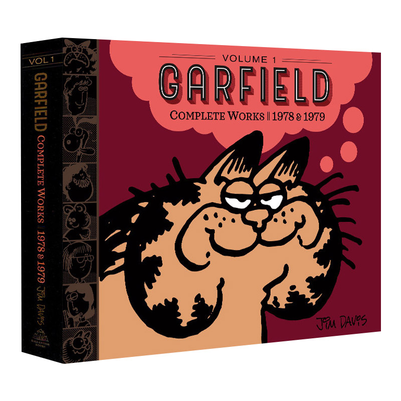 英文原版 Garfield Complete Works V1 1978-1979 精装 加菲猫漫画合集1 精装 儿童课外阅读图画故事书 英文版 进口英语原版书籍