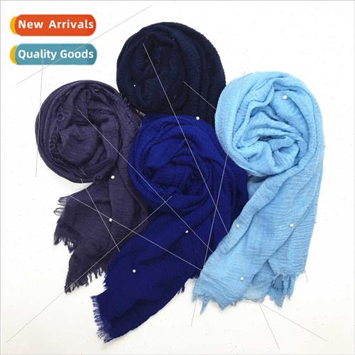 new TR cotton monochrome scarf spl whiskers cotton linen nai