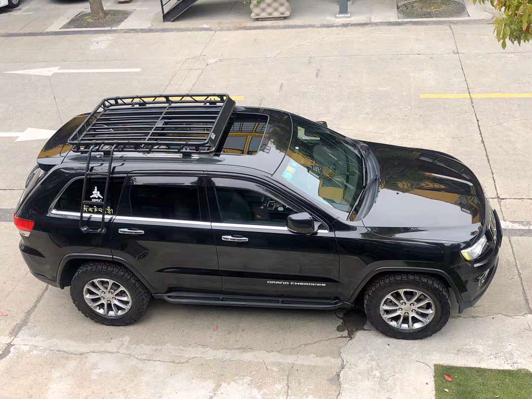 适配新款Jeep吉普大切诺基行李架改装车顶架行李框不锈钢免横杆