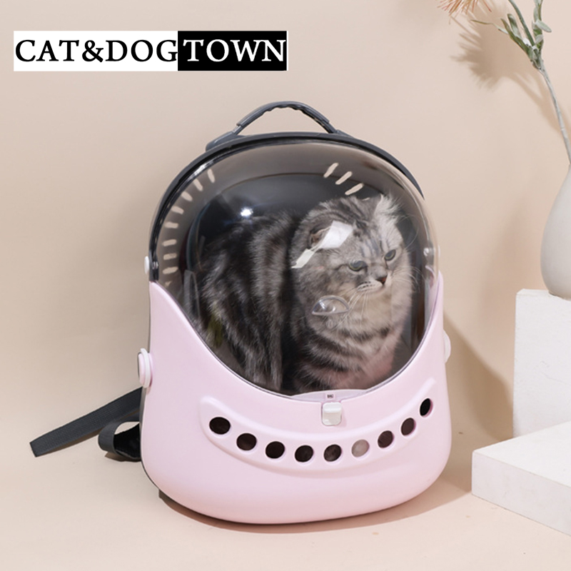 日本猫包外出便携太空舱夏季透气外带看病绝育宠物包猫用双肩背包