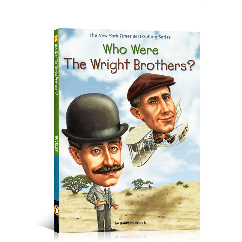 进口英文原版 谁是莱特兄弟？ Who Were the Wright Brothers? Who Was/Is 系列名人传记 青少年英语课外读物 章节桥梁书