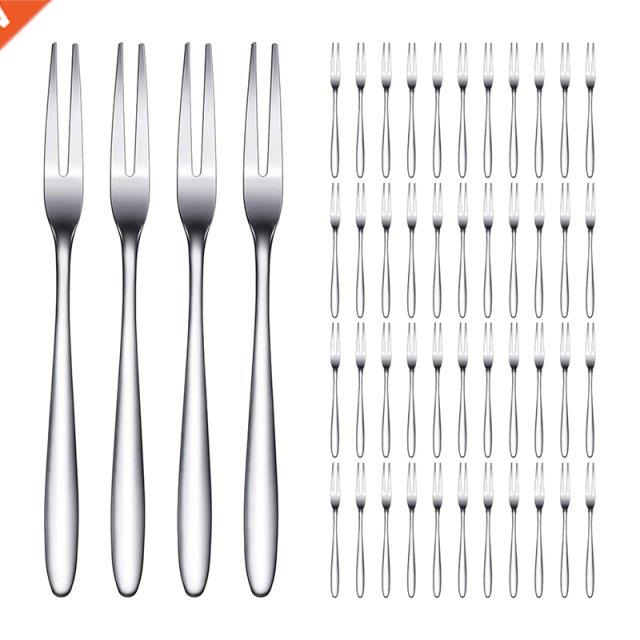 48 Pieces Cocktail Forks Stainless Steel Appetizer Forks Set
