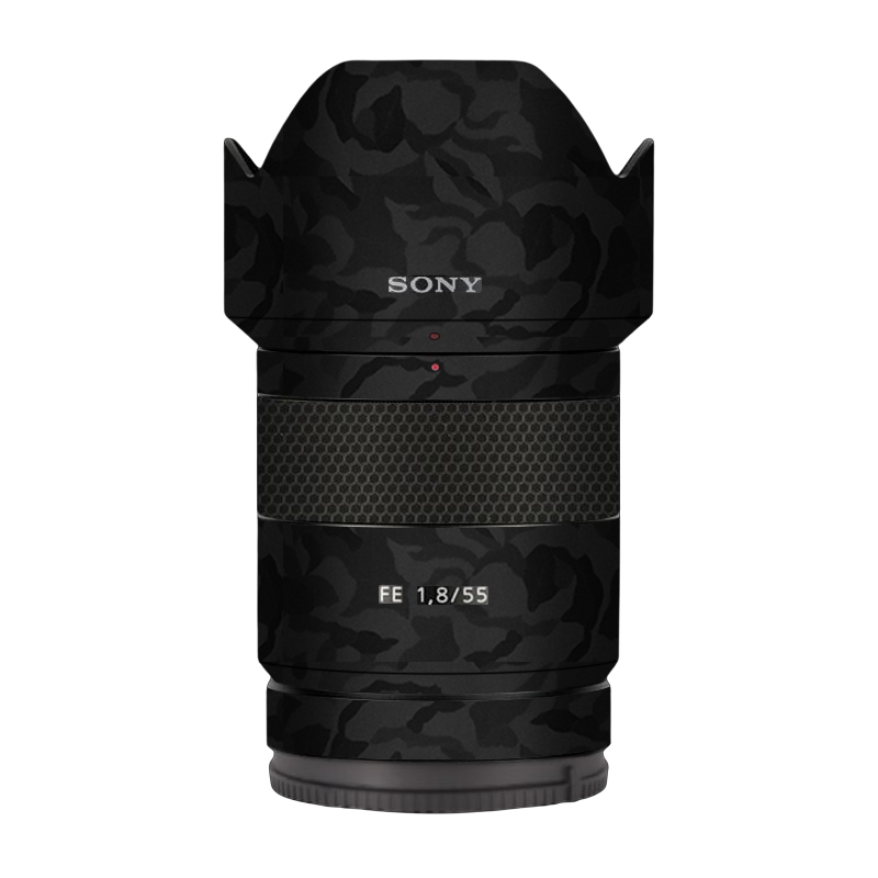 漫步驴适用于索尼FE55F1.8ZA镜头保护贴膜SONY蔡司全包贴纸3M彩贴