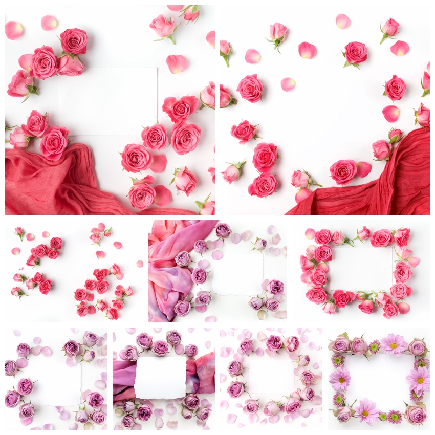 浪漫鲜花红色白色玫瑰花高清婚礼婚庆结婚背景图片素材