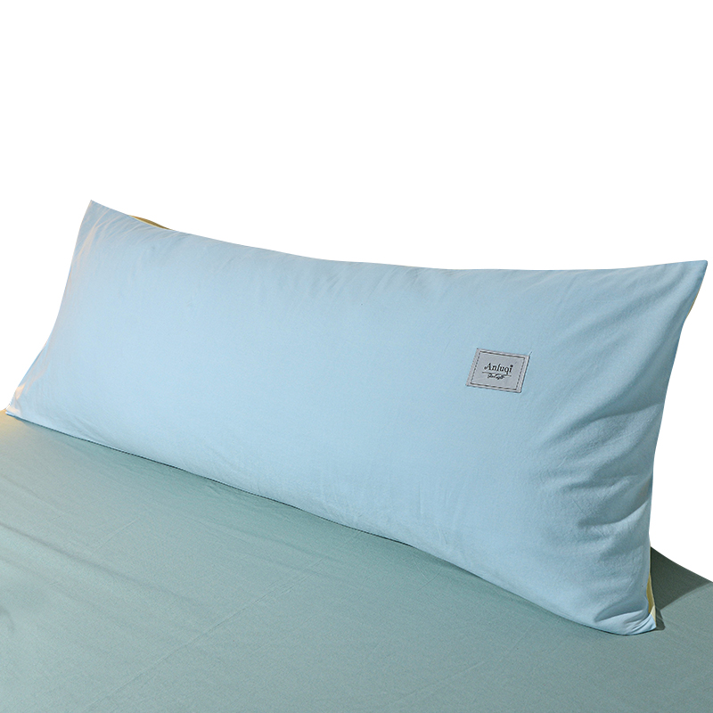 双人长枕头套长款1.5米枕套全棉夏季1.2米的枕头套加长1米8枕头套