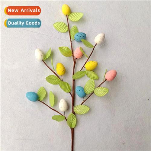 New Easter egg flower branch green plant decoration holiday