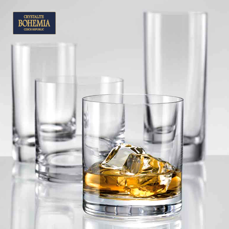 进口捷克BOHEMIA水晶玻璃威士忌杯酒具红酒杯白酒杯洋酒杯啤酒杯