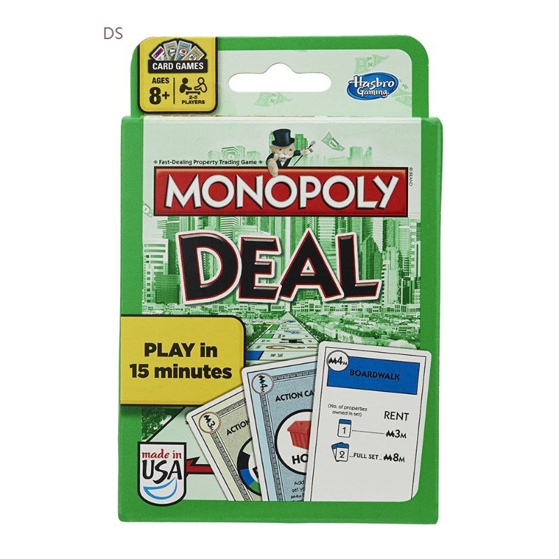 推荐Monopoly Deal Card  Family Party  Toy Fun Poker Educatio