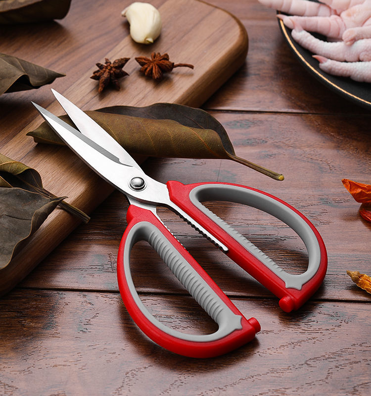 不锈钢剪刀家用强力厨房剪肉多功能裁缝剪学生手工美工大剪子德国