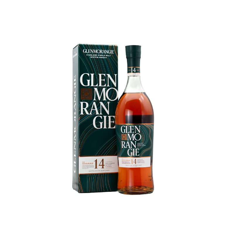 Glenmorangie格兰杰 14年波特酒桶陈酿高地单一麦芽苏格兰威士忌