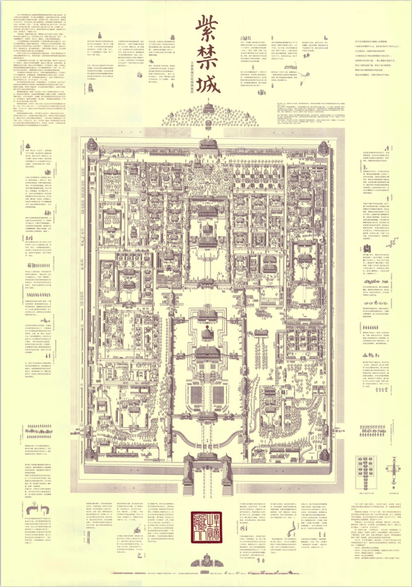 北京故宫地图