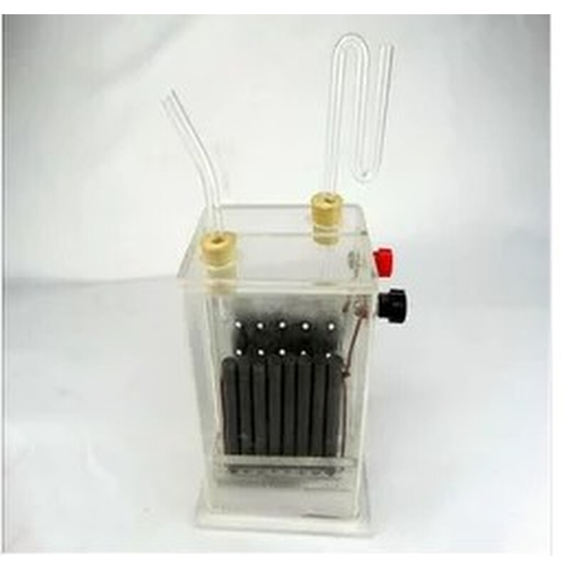 立式隔膜电解槽电解饱和食盐水演示器教学仪器实验器材