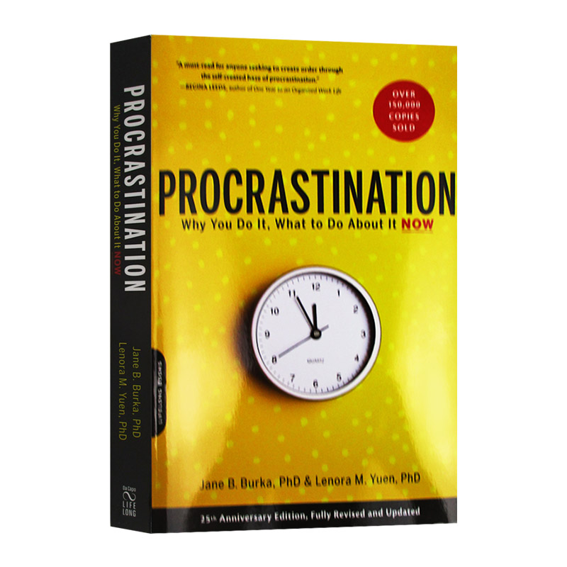 拖延心理学 Procrastination 英文原版心理类 成功励志自我提升 拖延症 进口英语书籍