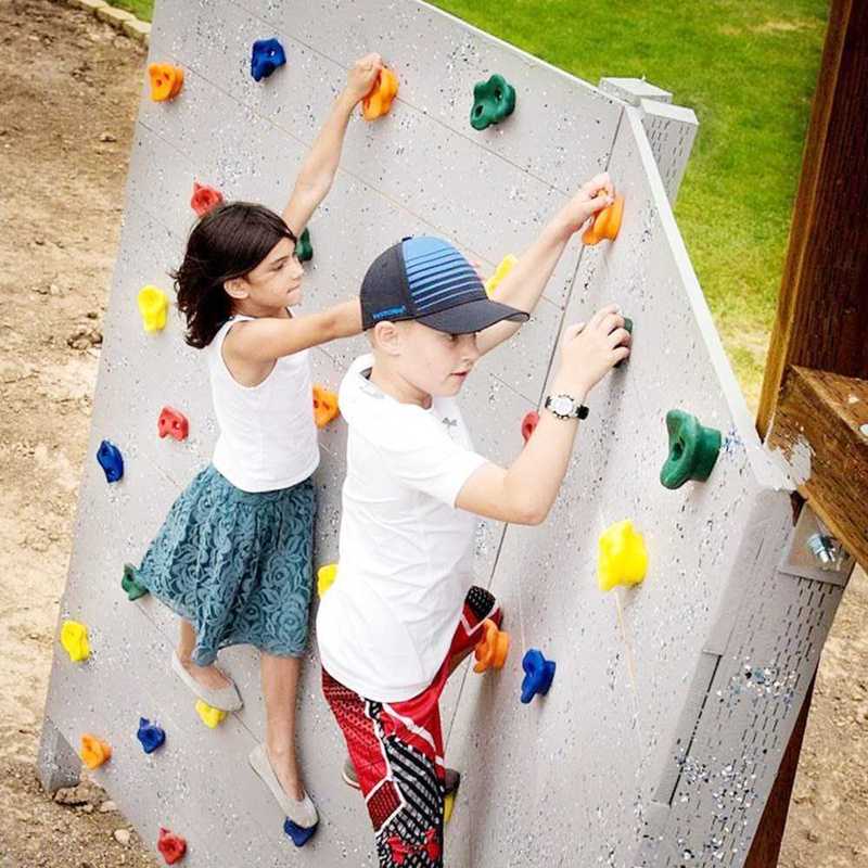 Safety Climbing Rock Wall Stones Assorted Color for Kids Roc