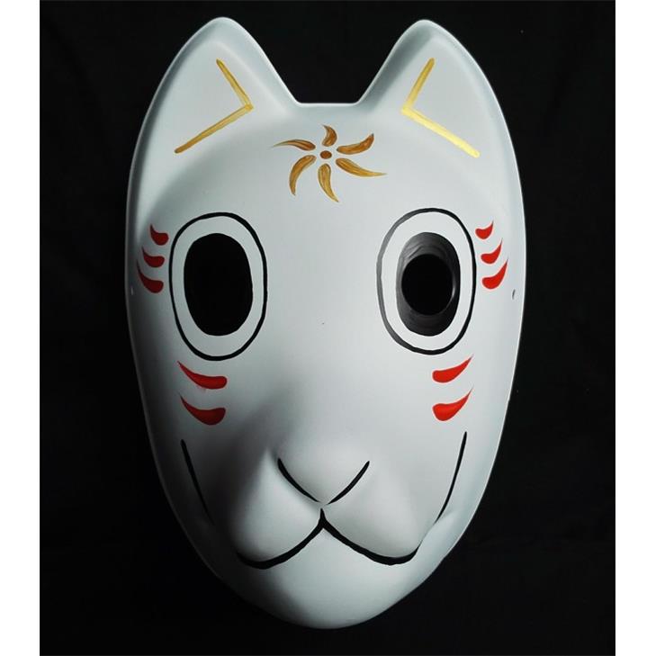 天天特价萤火之森 阿金手绘面具 日本狐狸妖狐和风全脸面具手绘版