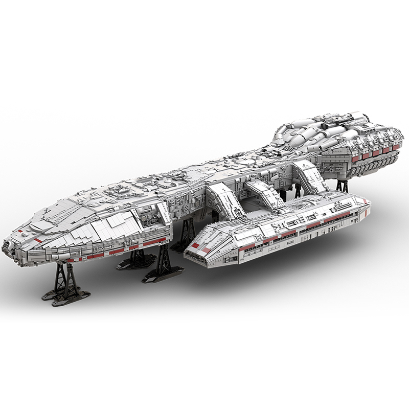 砖友MOC太空堡垒卡拉狄加超大款宇宙飞船积木收藏玩具模型摆件