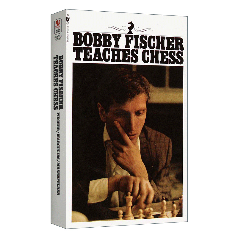 鲍比菲舍尔教授国际象棋英文原版 Bobby Fischer Teaches Chess 国际象棋入门教程书籍学习工具书12-17岁进口原版