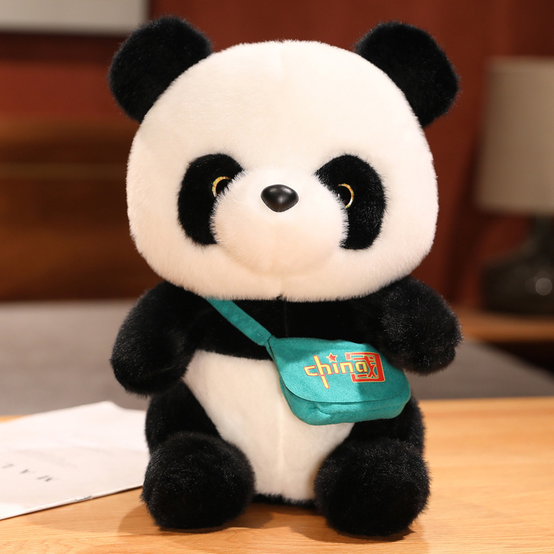 成都基地旅游纪念品四川周边小孩礼物可爱熊猫公仔玩偶毛绒玩具