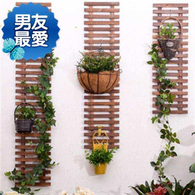 阳台小花园布置 园艺装饰钉在挂在墙上的花架置物架挂◆新款◆花