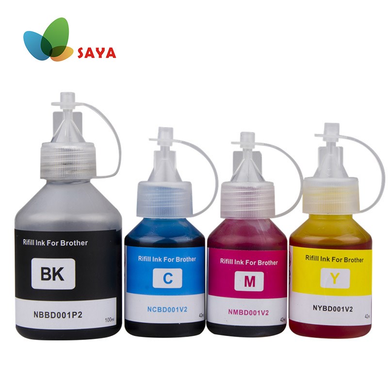 SAYA Specialized Refill Ink Kit 4 Colors Compatible For Bro