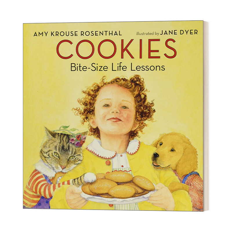 英文原版 Cookies: Bite-Size Life Lessons Board Book  小饼干的大道理 纸板书 英文版 进口英语原版书籍