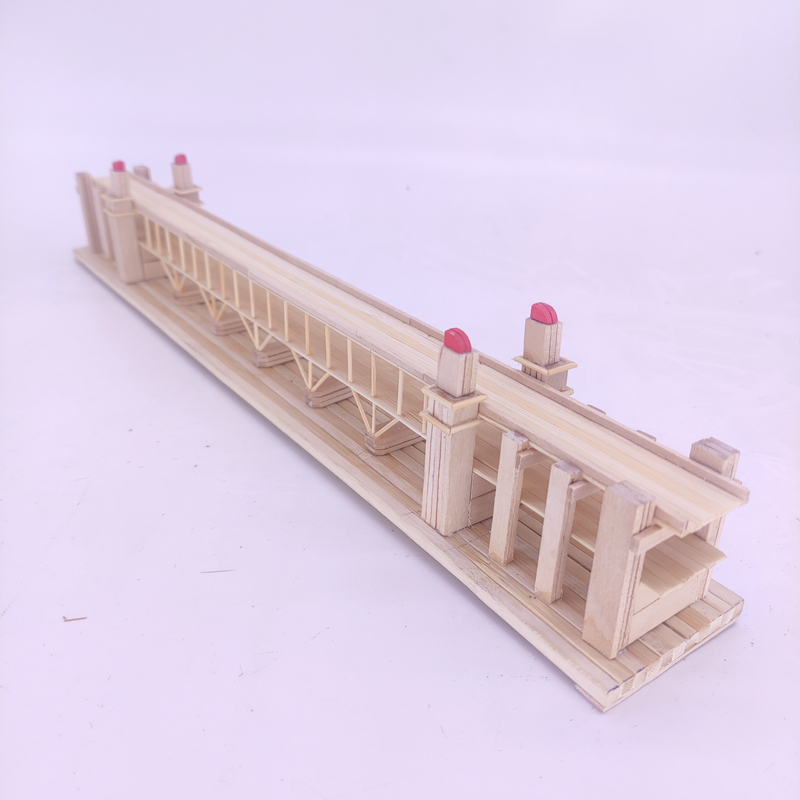 南京长江大桥模型DIY创意手工制作材料工具包儿童学校建筑作业