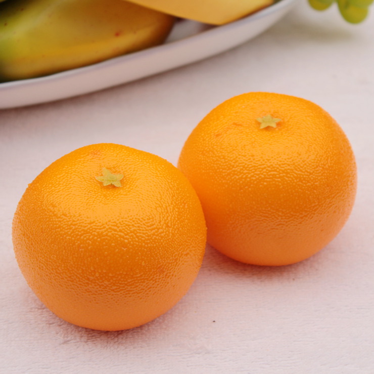 仿真桔子水果假蔬菜模型酒店家具卖场装饰品美术道具仿真橘子