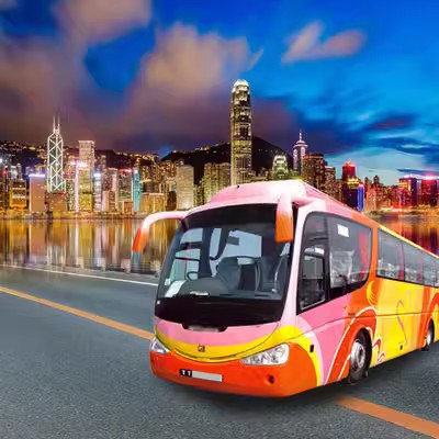 环岛巴士中山交通大厦到香港机场直通车太子上环迪士尼铜锣湾湾仔