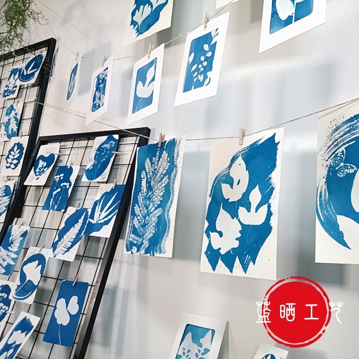 蓝晒成品春天幼儿园环创装饰壁挂墙饰学校中国风民俗文化墙布置