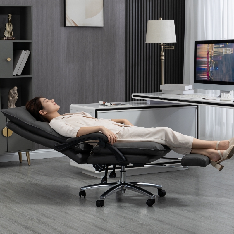 办公椅人体工学可躺电脑椅家用靠背宿舍座电竞沙发椅子真皮老板椅