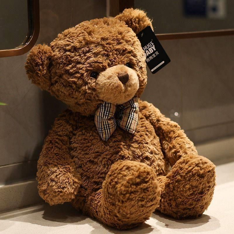 泰迪熊公仔抱抱熊睡觉抱毛绒玩具小熊玩偶娃娃生日送女友