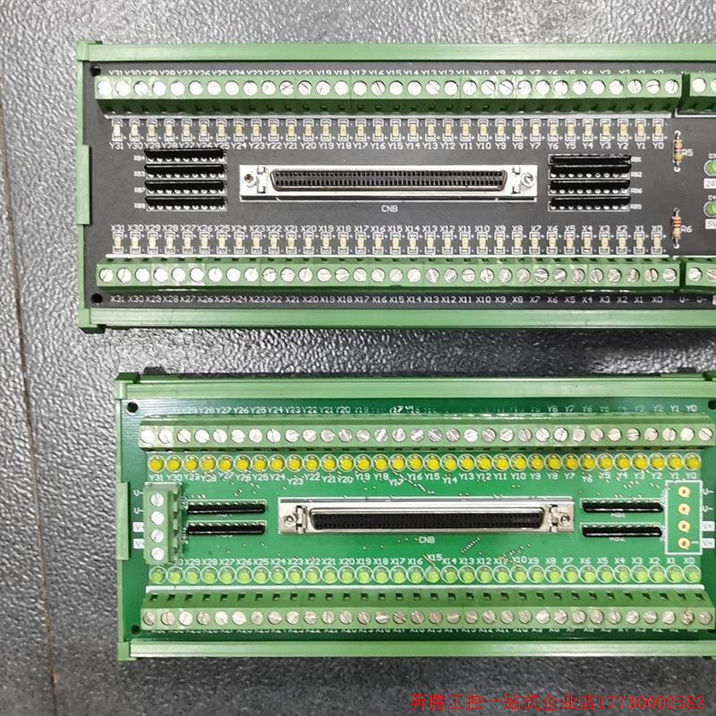 拍前询价:A010*100针SCSI接口 32点输入和32点输出 端子板 二手