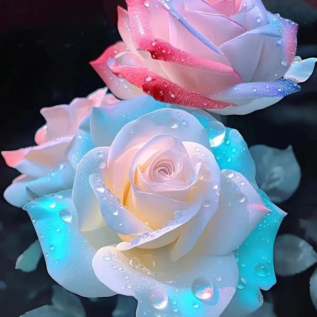 冰雨蓝【稀有品种】浓香型玫瑰花苗盆栽花卉精选老桩四季耐寒耐旱