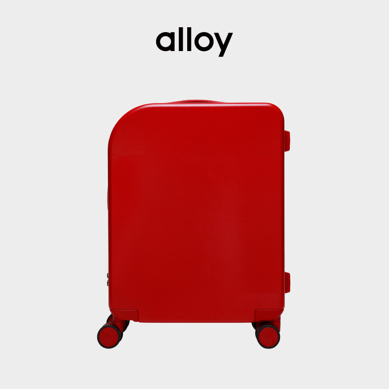 alloy明星同款行李箱20/2428寸红色拉杆箱登机箱结婚旅行箱密码箱
