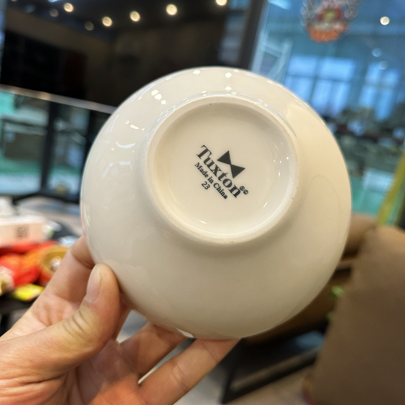 奶呼呼的宽口米饭碗厚实麦片水果韩式ins陶瓷餐厅·5.7英寸碗