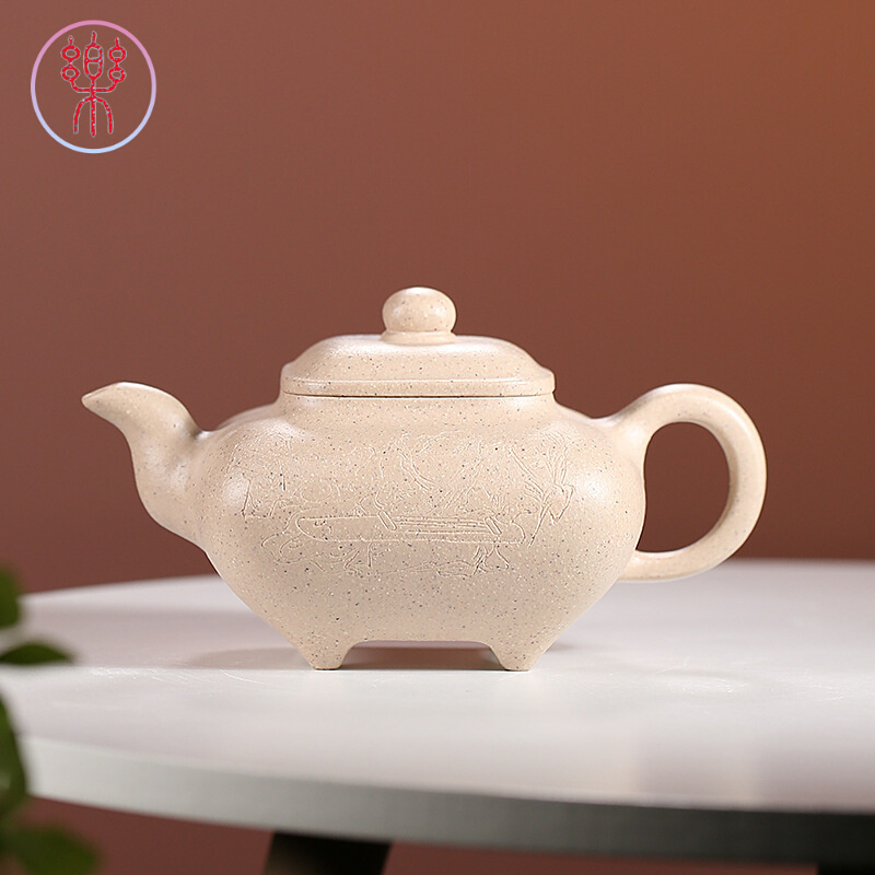 宜兴纯手工紫砂壶程露白段传炉大容量四方器焖泡茶壶高端茶具中式