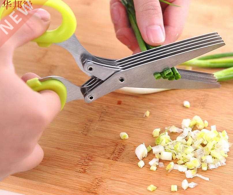 Multi-functional Stainless Steel Kitchen Knives 5 Layers Sci