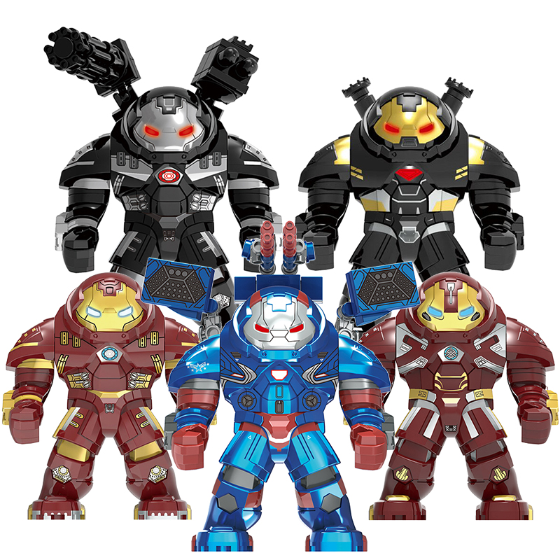 樂高积木钢铁反浩克侠机甲机器人仔装甲男孩益智拼装玩具儿童礼物