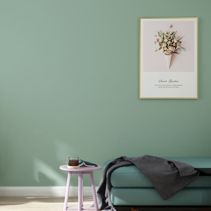 灰绿色墙纸复古浅绿色小清新淡绿色卧室北欧纯色壁纸薄荷绿无纺布