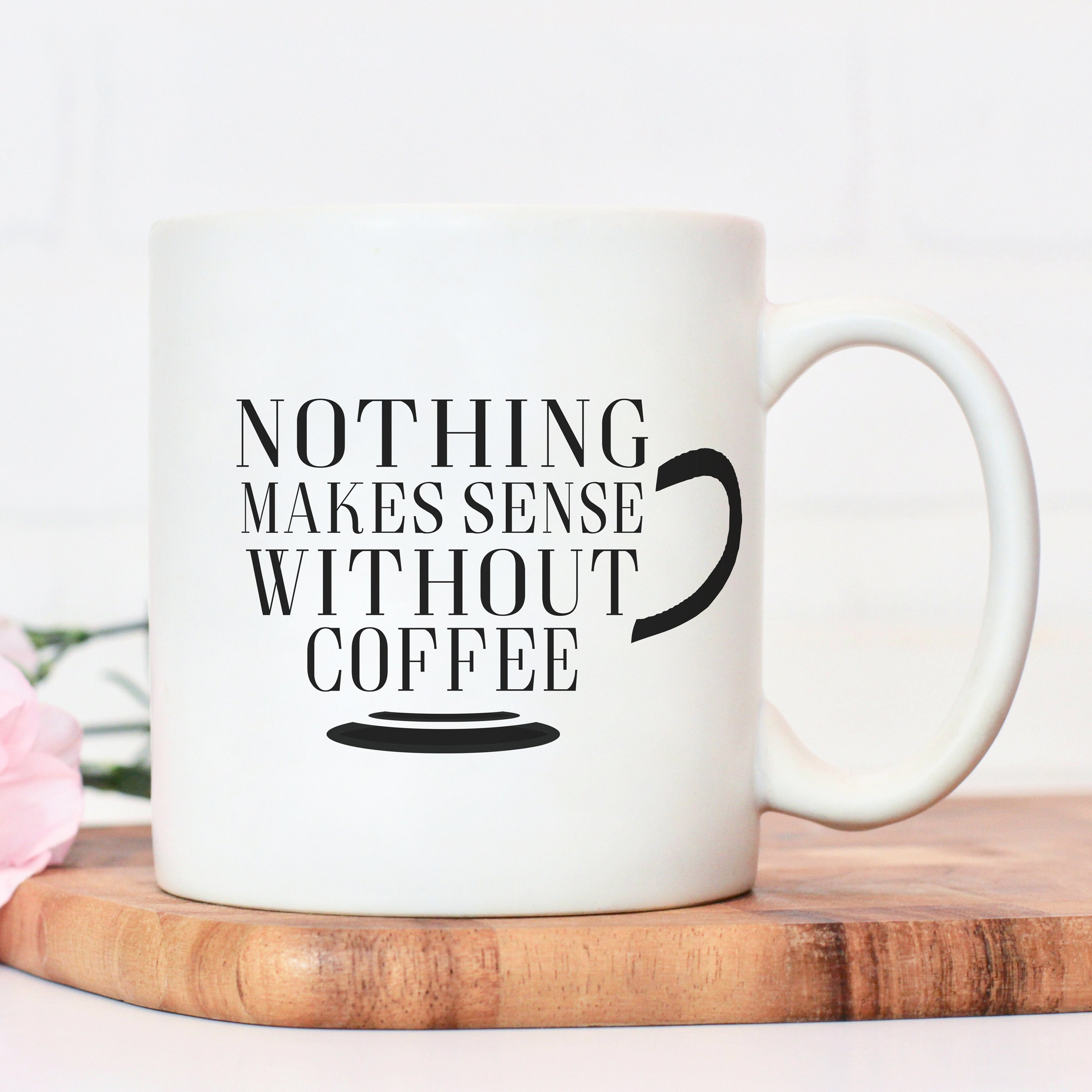 没有咖啡杯，一切都变得毫无意义咖啡师专用马克杯咖啡陶瓷马克杯