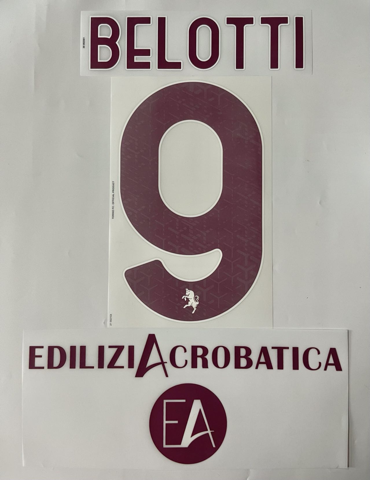 意甲都灵2122赛季客场球员版印字广告 贝洛蒂 2021通用Stilscreen