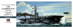 长谷川 40027 二战美国海军 CVE-73“甘比尔湾”护航航空母舰