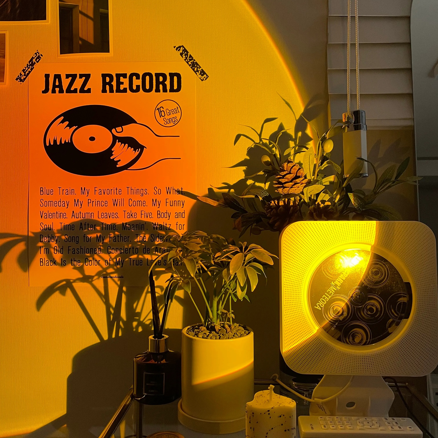 jazz 波普风 黑色爵士酷酷唱片几何艺术海报 酒吧咖啡书店装饰画