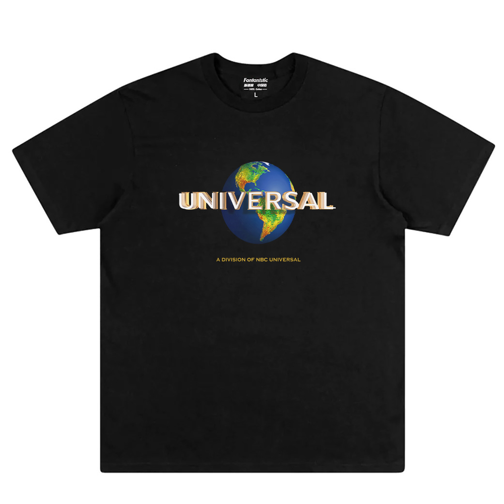 环球电影公司Universal Picture高级小众短袖T恤男女透气圆领休闲
