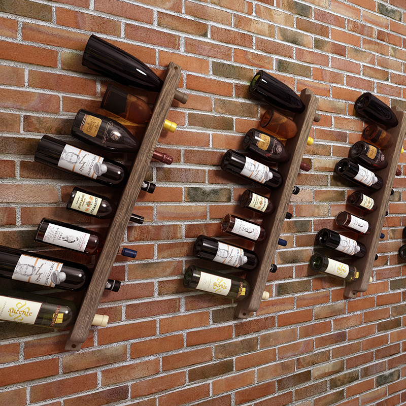 壁挂式 家用 酒架 酒吧 红酒  简约创意 葡萄酒架 红酒瓶挂墙啤酒