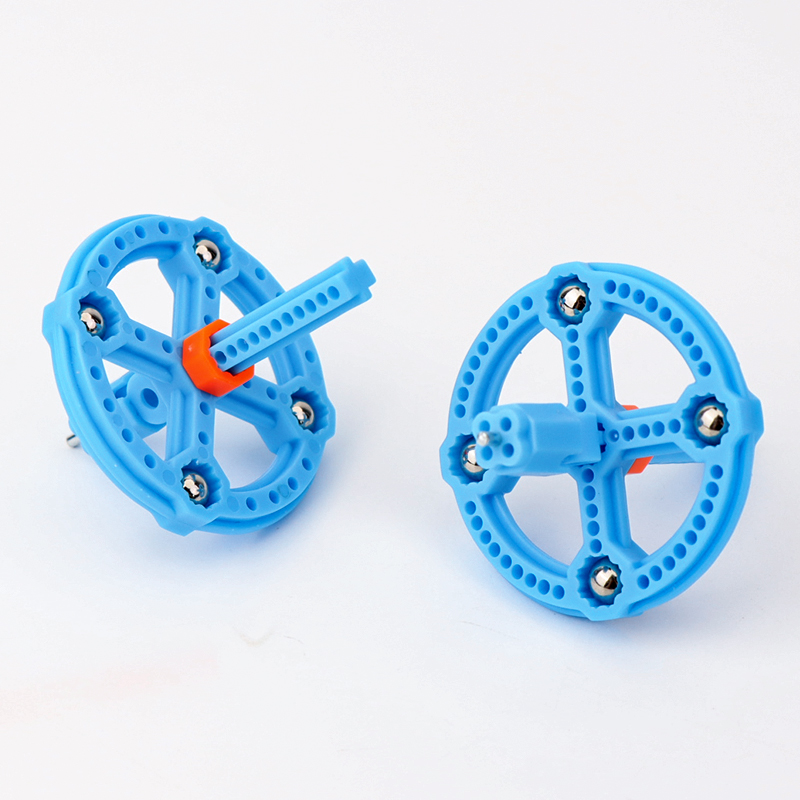 自制陀螺 儿童手工拼装玩具diy科技小制作 幼儿园科学实验材料包