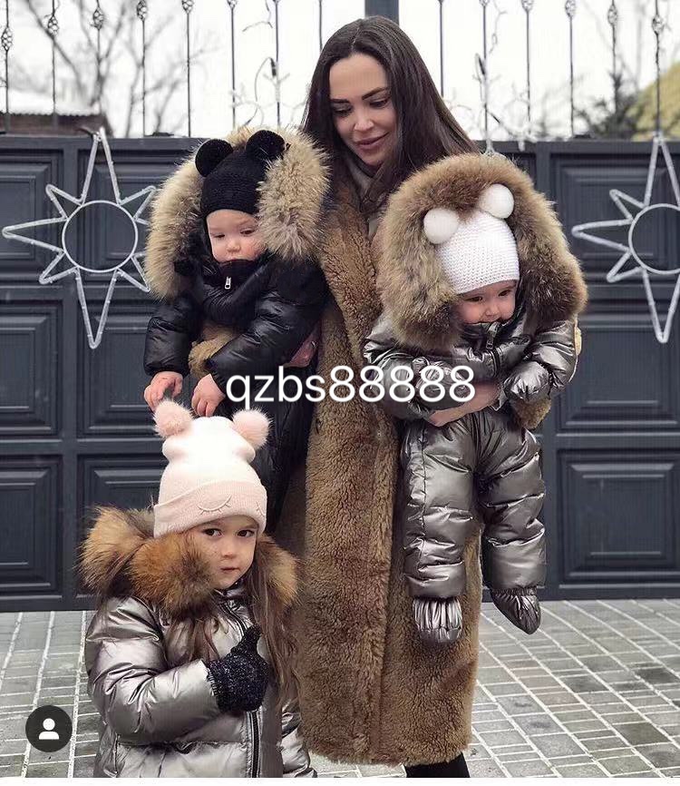 2023新款宝宝俄罗斯儿童加厚东北羽绒服连体衣外出抱服北方滑雪服