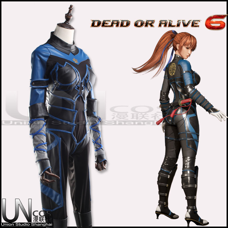 游戏死或生6 霞 套装定制 cosplay服装实拍