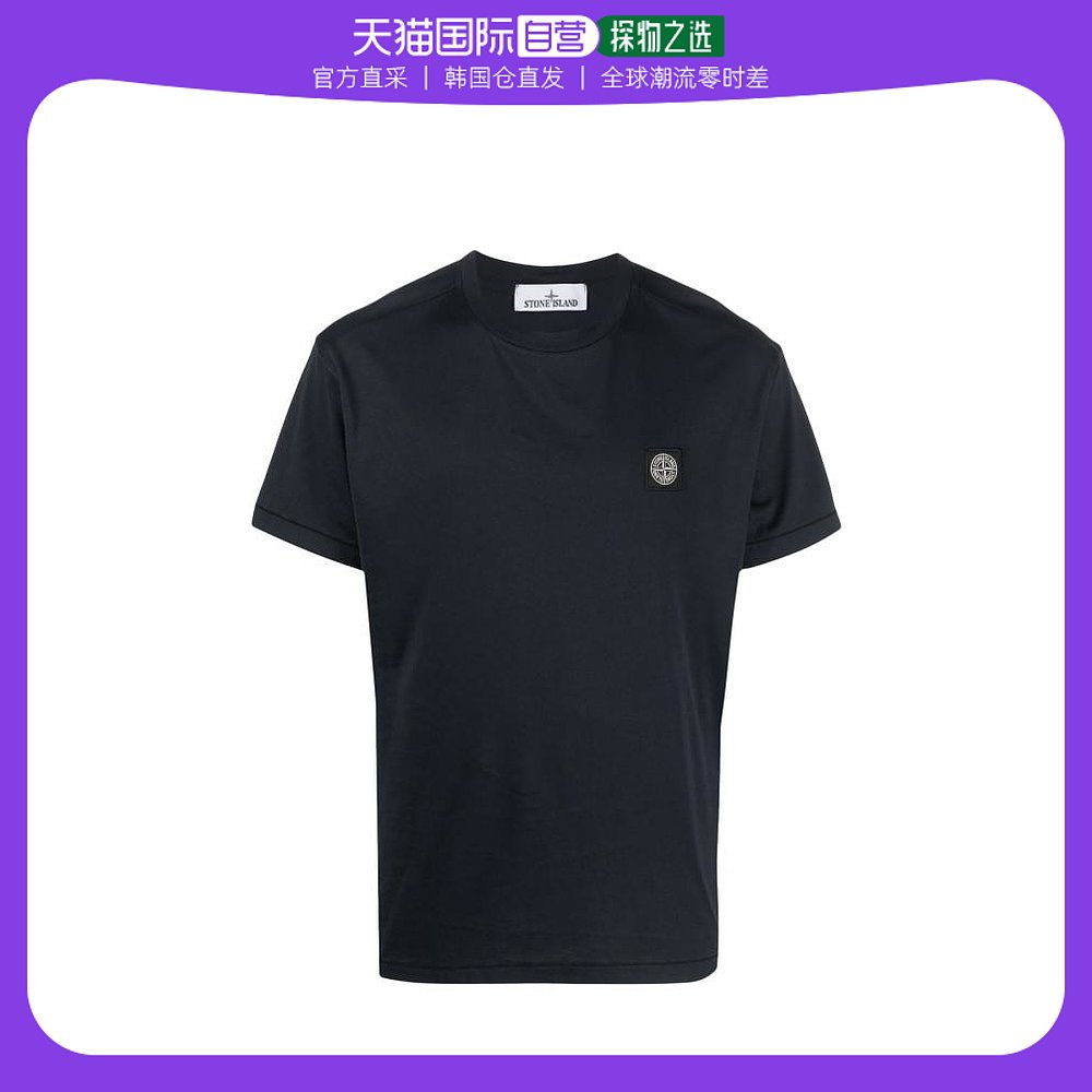 韩国直邮STONE ISLAND23FW短袖T恤男791524113A0020 NAVY BLUE