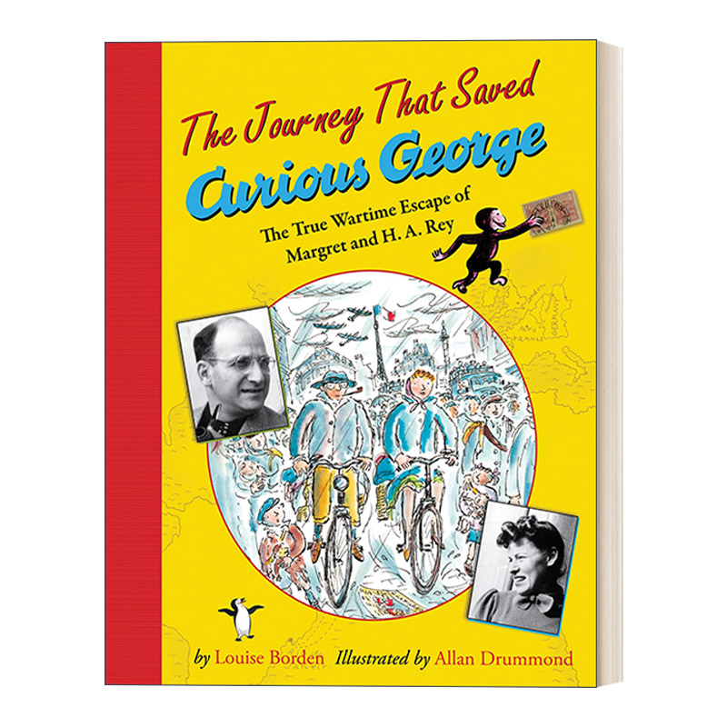 英文原版 The Journey That Saved Curious George 拯救好奇猴乔治的旅程 英文版 进口英语原版书籍